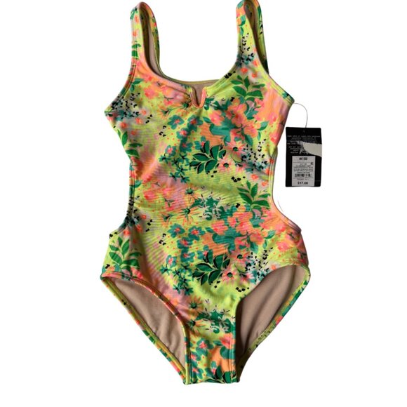 art class Other - Multicolor floral one-piece swimsuit – new with tag. Size 8). Made in Vietnam.
